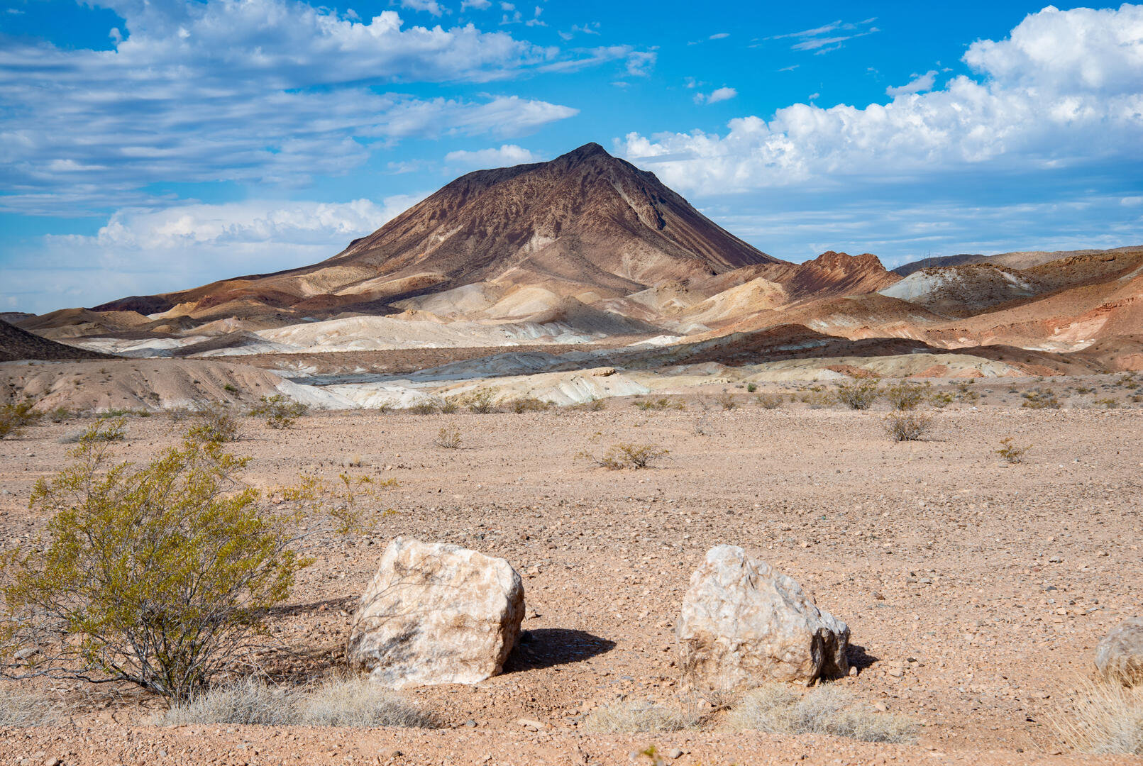 Lone Mountain in the desert